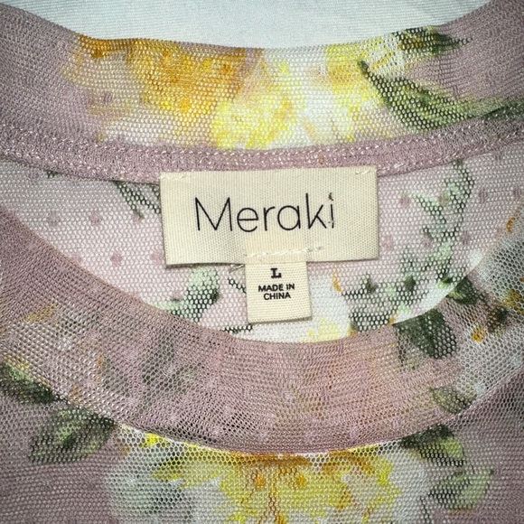 Meraki Floral Mesh Blouse large - Picture 5 of 6